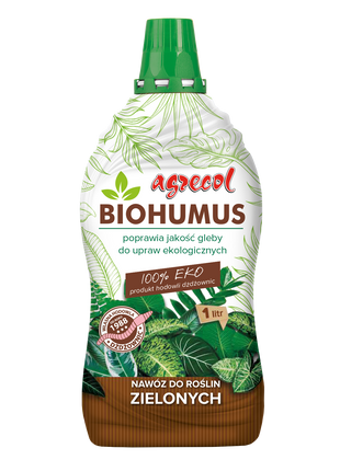BIOHUMUS NAWÓZ DO ROŚLIN ZIELONYCH 1L BIO