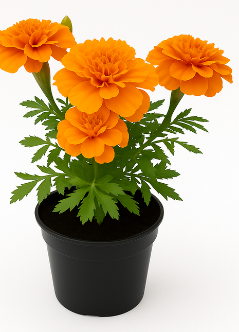 Aksamitka Pomarańczowa Niska - Sadzonka - Kwiaty w doniczce