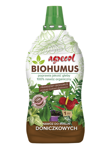 BIOHUMUS NAWÓZ DO ROŚLIN DONICZKOWYCH 1L BIO