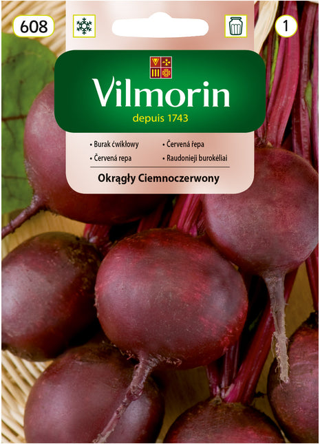 Nasiona – Burak Okrągły Ciemnoczerwony 10g