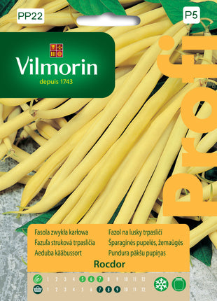 Nasiona - Fasola szparagowa, żółta, karłowa, wczesna profi Rocdor 30g