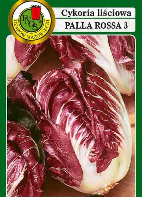 Nasiona - CYKORIA LIŚCIOWA PALLA ROSSA 3 0,5g - Niezłe Ziółko