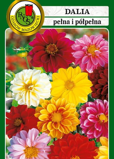 Nasiona - DALIA PEŁNA I PÓŁPEŁNA MIESZANA 1g - Niezłe Ziółko