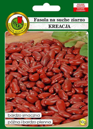 Nasiona - FASOLA NA SUCHE NASIONA KREACJA 50g - Niezłe Ziółko