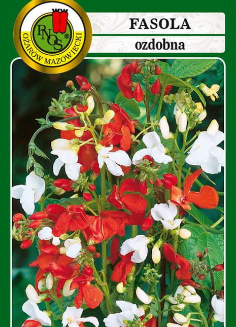 Nasiona - FASOLA OZDOBNA D ESPAGNE MIESZANA 7g - Niezłe Ziółko