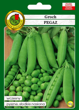 Nasiona - GROCH ŁUSKOWY PEGAZ 50g - Niezłe Ziółko