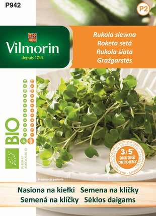 Nasiona - KIEŁKI RUKOLA BIO 20G - Niezłe Ziółko