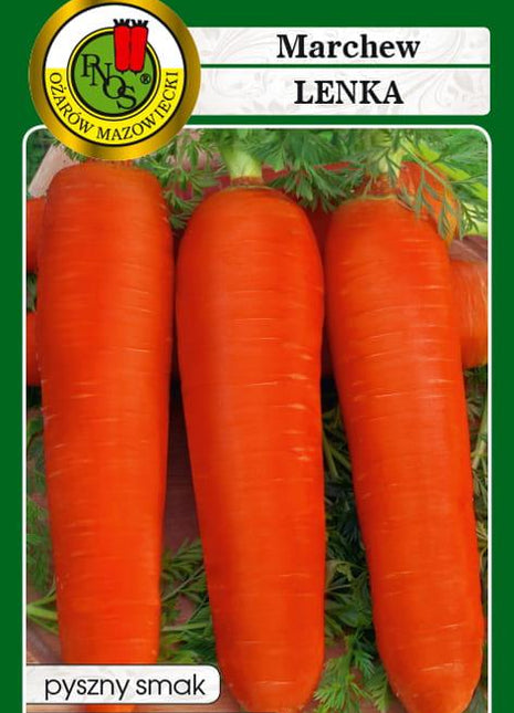 Nasiona - MARCHEW JADALNA LENKA 5g - około 3250 sztuk nasion w opakowaniu - Niezłe Ziółko