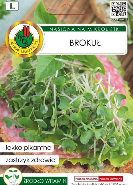 Nasiona - NA MIKROLISTKI BROKUŁ 5G - Niezłe Ziółko