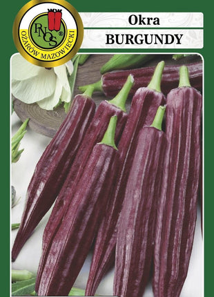Nasiona - OKRA BURGUNDY 2g - Niezłe Ziółko