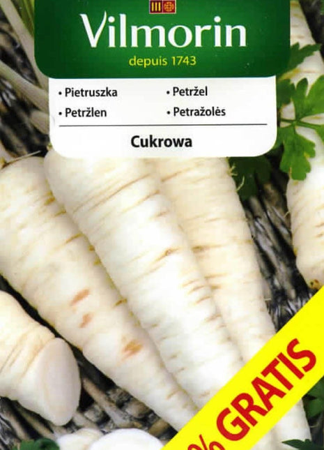 Nasiona - PIETRUSZKA CUKROWA WCZESNA + 50% GRATIS 7,5G - Niezłe Ziółko
