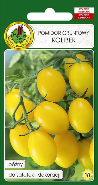 Nasiona - POMIDOR KOKTAJLOWY KOLIBER 1g - Niezłe Ziółko