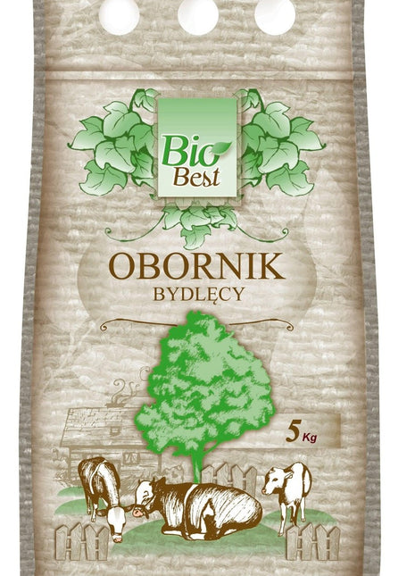 NAWÓZ SUSZONY - OBORNIK BYDLĘCY BIOBEST 5KG - Niezłe Ziółko