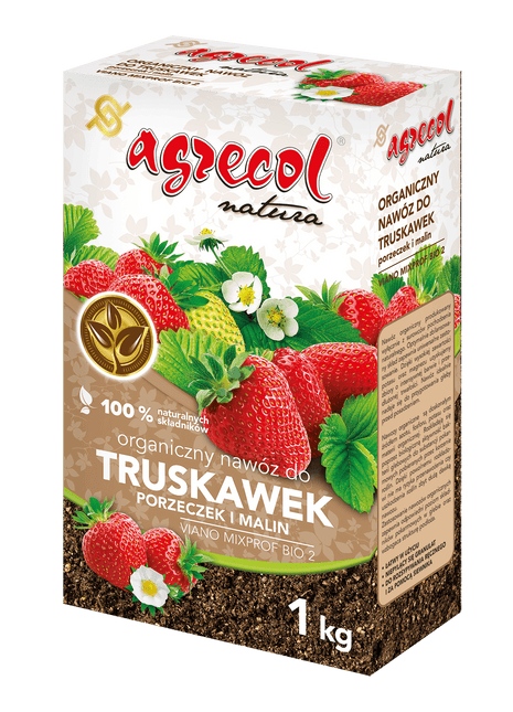 ORGANICZNY NAWÓZ - DO TRUSKAWEK 1KG - Niezłe Ziółko