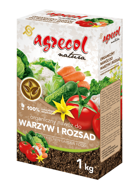 ORGANICZNY NAWÓZ - DO WARZYW I ROZSAD 1KG - Niezłe Ziółko