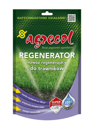 REGENERATOR – NAWÓZ REGENERUJĄCY DO TRAWNIKÓW 350G - Niezłe Ziółko