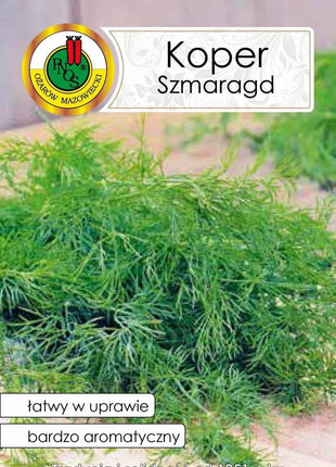 Nasiona - KOPER OGRODOWY SZMARAGD 5g - koło 2750 sztuk nasion w opakowaniu - Niezłe Ziółko