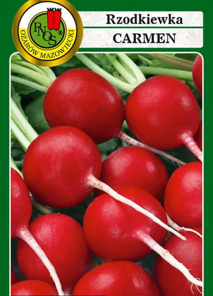 RZODKIEWKA CARMEN 10g - koło 1000 sztuk nasion w opakowaniu - Niezłe Ziółko