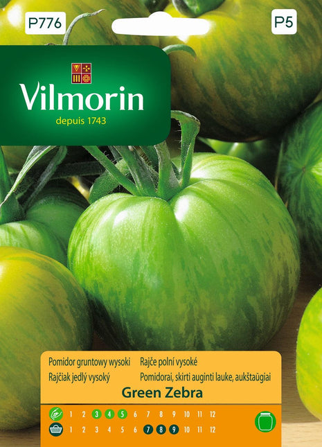 Nasiona - ZIELONA ZEBRA POMIDOR WYSOKI 0,2g - Niezłe Ziółko